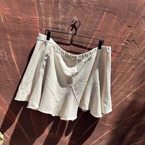 Aerie Fleece Godet Mini Skirt